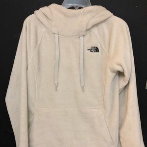 North Face fuzzy sweatshirt